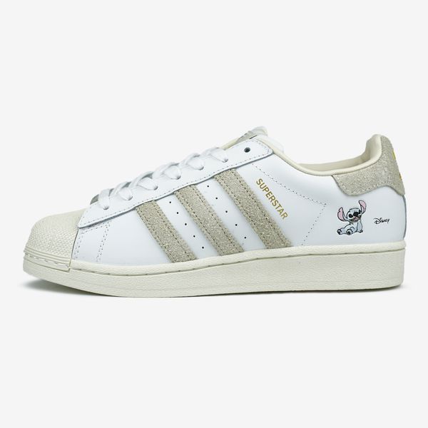 Жіночі молочні кросівки Adidas Superstar Cloud White Disney Stitch х Суперстар 36 ALL23266 фото
