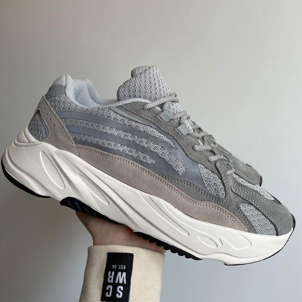 Сірі чоловічі кросівки Adidas Yeezy Boost 700 Static x Езі Буст 44 ALL12416 фото