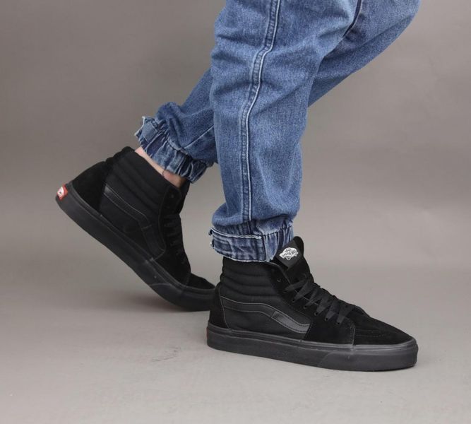 Чорні високі кеди Vans Old Skool SK8 High Black х Ванс 36 ALL11036 фото