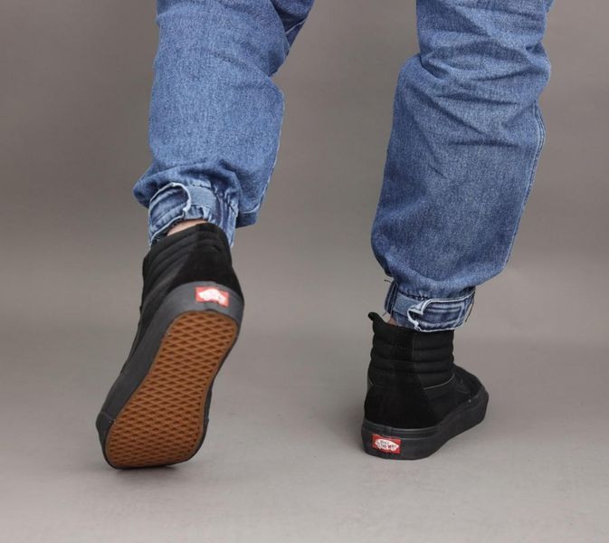 Чорні високі кеди Vans Old Skool SK8 High Black х Ванс 36 ALL11036 фото