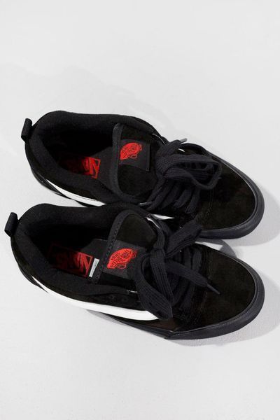 Чорні кеди Vans KNU Black White х Ванс 37 ALL14741 фото