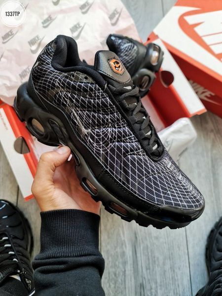 Чоловічі чорні кросівки Nike Air Max TN Black Web х Ейр Макс ТН 41 ALL17704 фото