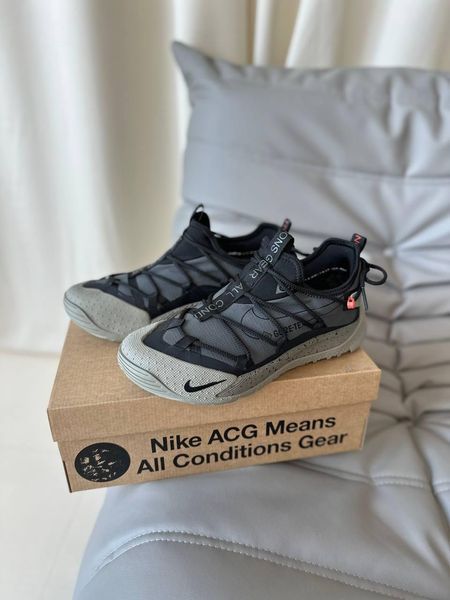 Чоловічі кросівки Nike ACG Mountain Fly Low Grey Black Gore-Tex Termo х Маутейн 41 ALL17907 фото