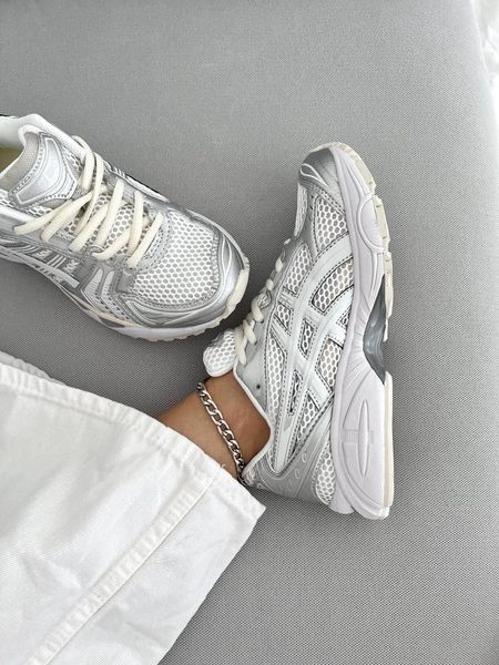 Білі кросівки Asics Gel Kayano 14 White Silver х Асікс 36 ALL12184 фото