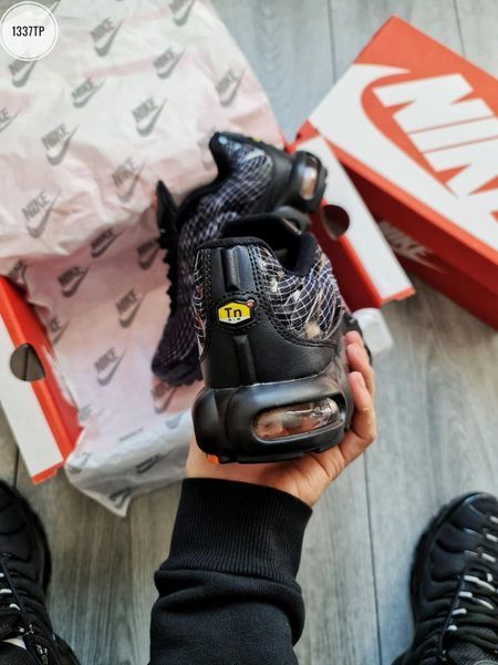 Чоловічі чорні кросівки Nike Air Max TN Black Web х Ейр Макс ТН 41 ALL17704 фото