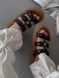 Жіночі чорні шльопанці Celine Tippi Leather Slide Sandals Black х Селін 40 ALL21215 фото 8