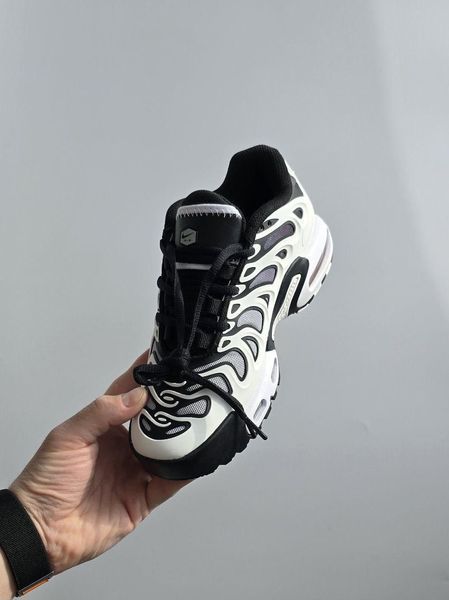 Чорно-білі кросівки унісекс Nike Air Tn Plus Drift White Black х Ейр Макс ТН Плюс 36 ALL17623 фото