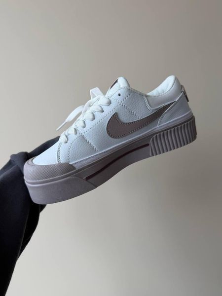 Білі жіночі кросівки Nike Court Legacy Lift White Smokey Mauve х Корт 36 ALL24675 фото