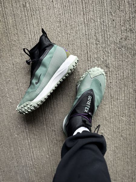 Зелені кросівки Найк унісекс Nike ACG Mountain Fly Gore-Tex Green Black 41 ALL09839M фото