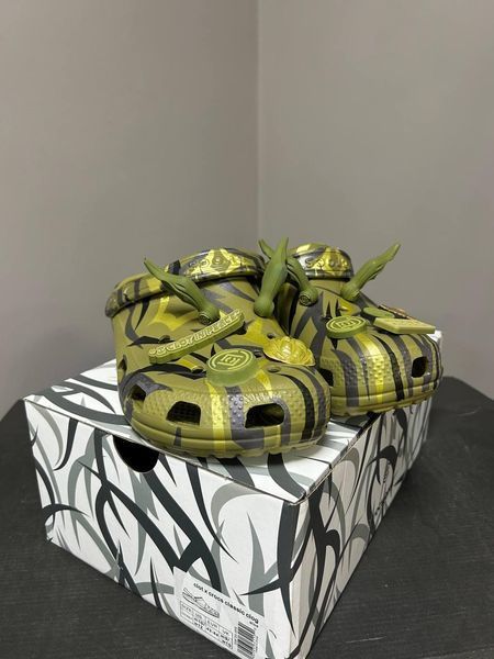 Чоловічі жовті крокси CROCS CLOT Yellow x Крокс 41 ALL21170 фото