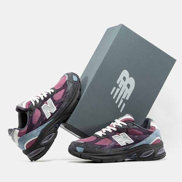 Сірі кросівки унісекс New Balance 2010 KITH Burgundy х Нью Беланс 37 ALL21926 фото
