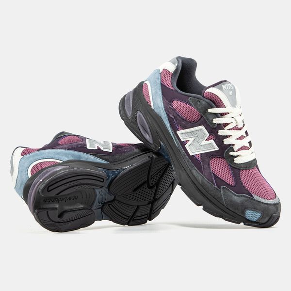 Сірі кросівки унісекс New Balance 2010 KITH Burgundy х Нью Беланс 37 ALL21926 фото