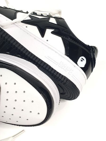 Жіночі білі кросівки Bape STA M2 Patent Black White х Бейп 36 ALL11190 фото