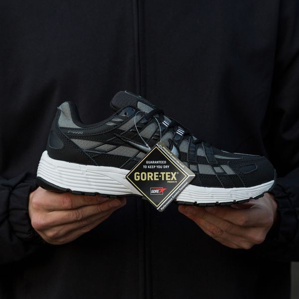 Чорні кросівки унісекс Nike P-6000 Black Grey Gore-Tex х Найк 36 ALL22664 фото