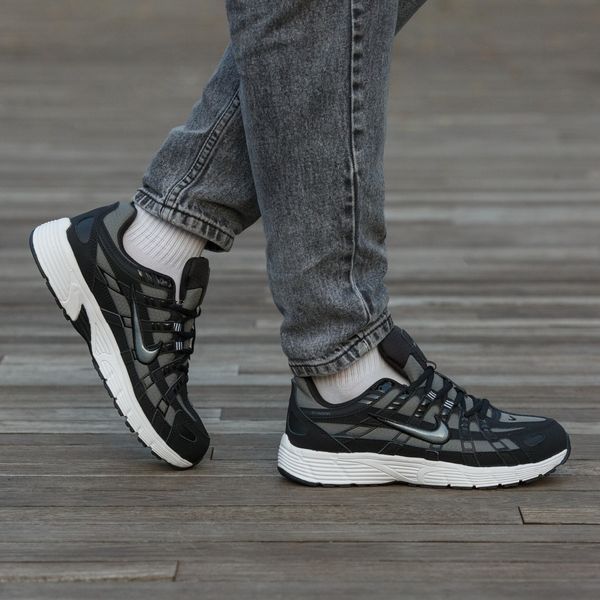 Чорні кросівки унісекс Nike P-6000 Black Grey Gore-Tex х Найк 36 ALL22664 фото