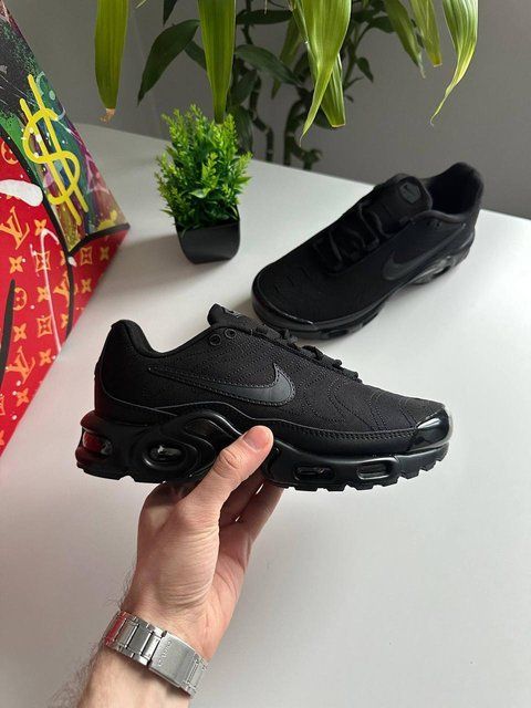 Чорні кросівки унісекс Nike Air Max TN Plus Black х Ейр Макс ТН Плюс 37 ALL24442 фото