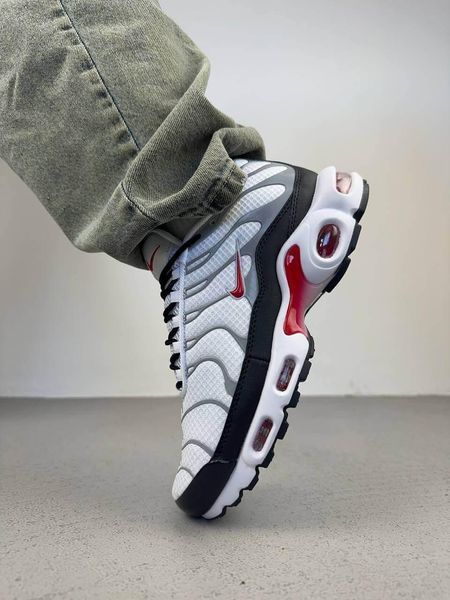Чоловічі білі кросівки Nike Air Max TN Plus White Photon Dust Varsity Red х Ейр Макс ТН 40 ALL15789 фото