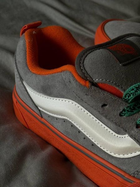 Сірі кеди Vans Old Shool KNU Grey Orange White х Ванс 40 ALL14735 фото