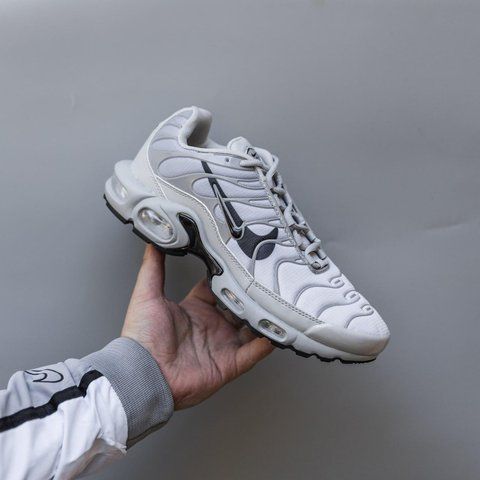 Чоловічі сірі кроссовки Nike Air Max TN Plus White Grey Black х Эйр Макс ТН 40 ALL17496 фото