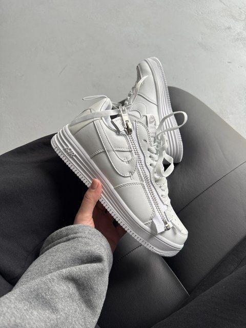 Білі кросівки унісекс Nike Lunar Force Acronym White х Найк Ейр Форс 36 ALL22079 фото