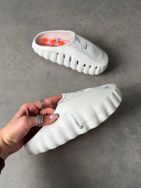 Сірі шльопанці, капці унісекс Nike Mind 001 Light Smoke Grey х Найк Майнд 36 ALL24973 фото