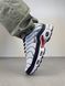 Чоловічі білі кросівки Nike Air Max TN Plus White Photon Dust Varsity Red х Ейр Макс ТН 40 ALL15789 фото 4