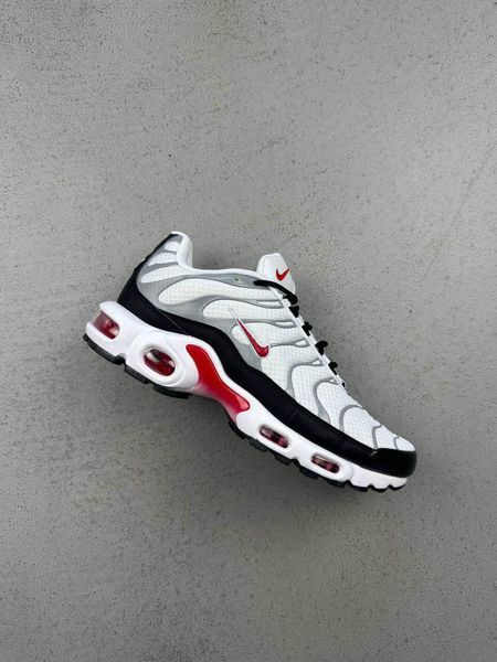Чоловічі білі кросівки Nike Air Max TN Plus White Photon Dust Varsity Red х Ейр Макс ТН 41 ALL15789 фото