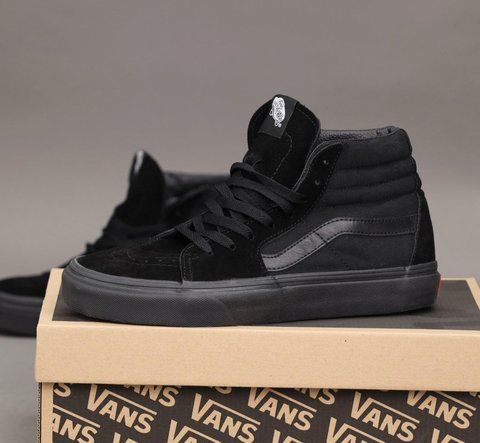 Чорні високі кеди Vans Old Skool SK8 High Black х Ванс 41 ALL11036 фото