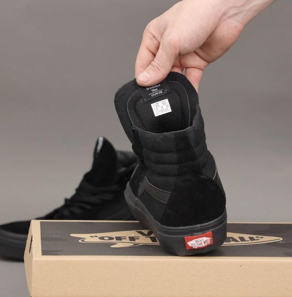 Чорні високі кеди Vans Old Skool SK8 High Black х Ванс 41 ALL11036 фото