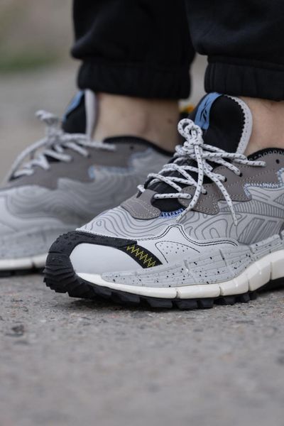 Чоловічі сірі кросівки Reebok Zig Kinetica li Edge Grey х Рібок 40 ALL16081 фото