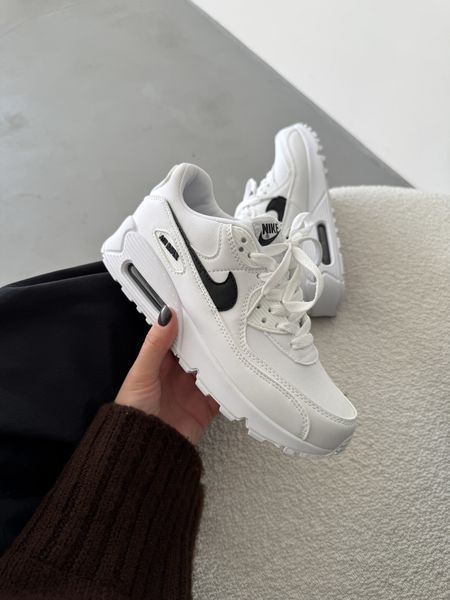 Білі кросівки унісекс Nike Air Max 90 Classic White х Ейр Макс 36 ALL18832 фото