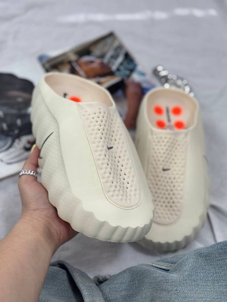 Бежеві шльопанці, капці унісекс Nike Mind 001 Slide Sail х Найк Майнд 36 ALL25330 фото