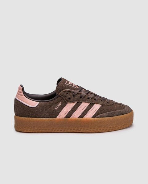 Коричневі жіночі кросівки Adidas Samba XLG Platform Wonder Mauve Brown Pink x Самба 36 ALL21909 фото