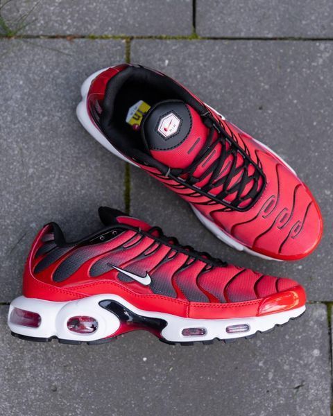 Червоні кросівки унісекс Nike Air Max Tn Red White Black х Ейр Макс 42 ALL17355 фото