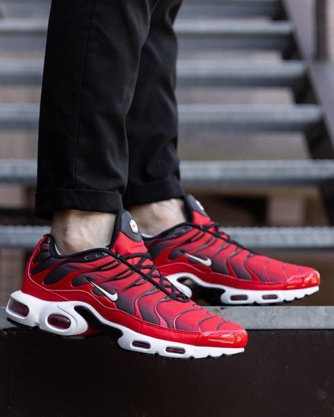 Червоні кросівки унісекс Nike Air Max Tn Red White Black х Ейр Макс 42 ALL17355 фото