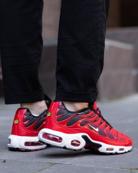 Червоні кросівки унісекс Nike Air Max Tn Red White Black х Ейр Макс 42 ALL17355 фото