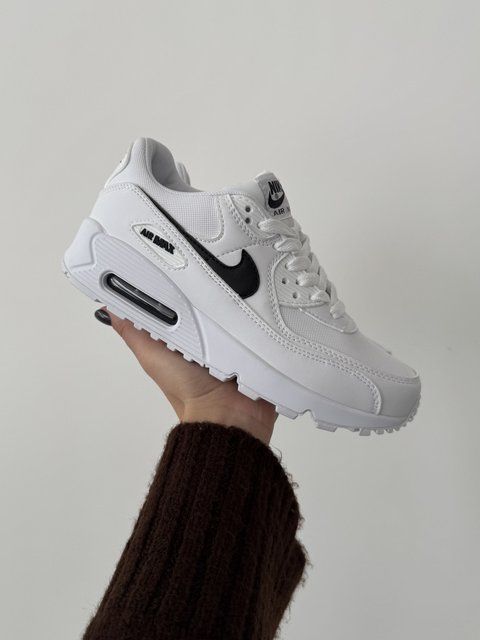 Білі кросівки унісекс Nike Air Max 90 Classic White х Ейр Макс 36 ALL18832 фото