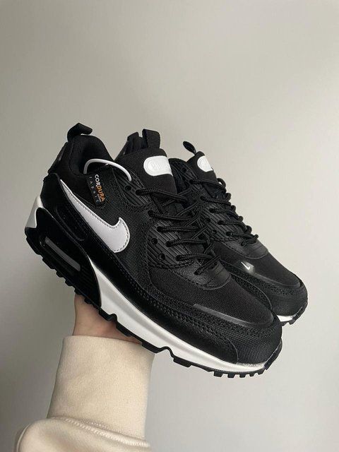 Чорні кросівки унісекс Nike Air Max 90 Surplus Black White х Ейр Макс 36 ALL10647 фото