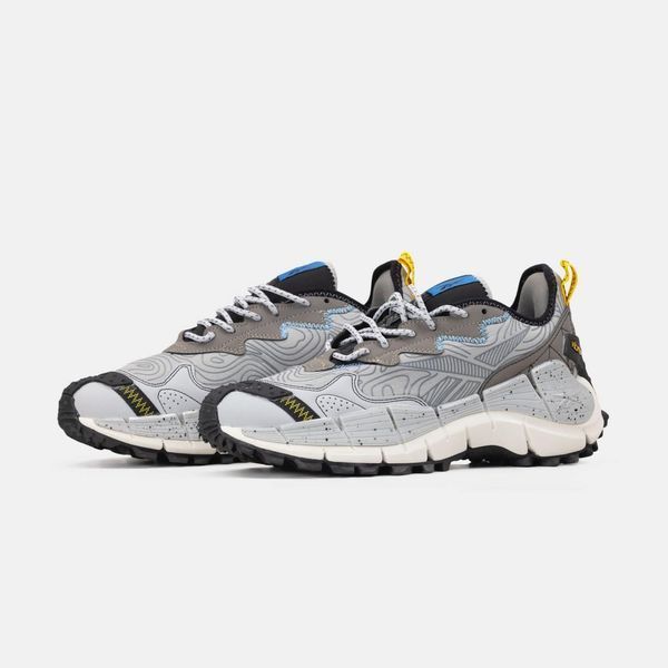 Чоловічі сірі кросівки Reebok Zig Kinetica li Edge Grey х Рібок 40 ALL16081 фото