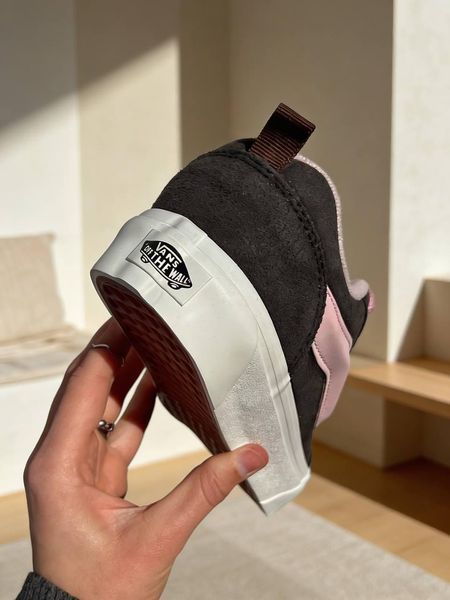 Жіночі коричневі кеди Vans KNU Skool Brown Pink х Ванс 36 ALL24714 фото
