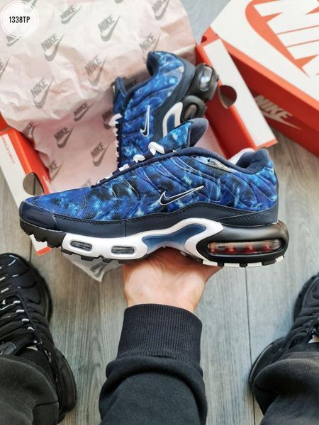 Чоловічі сині кросівки Nike Air Max TN Plus Blue White Web х Ейр Макс ТН 41 ALL17535 фото
