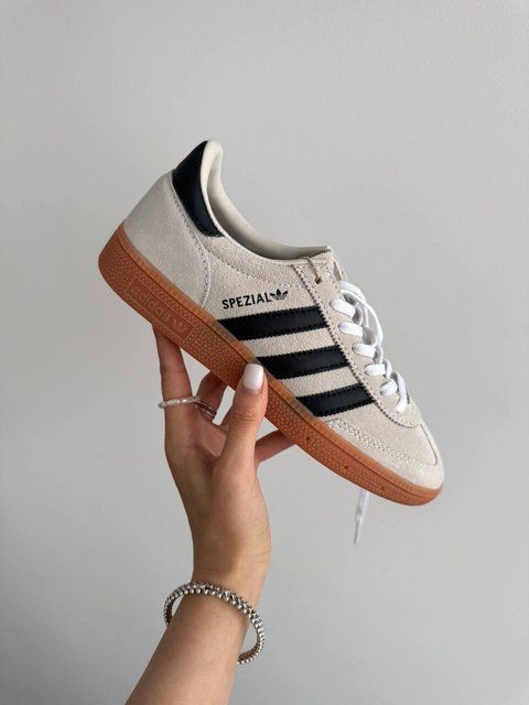 Сірі кросівки унісекс Adidas Spezial Grey Black Gum х Адідас 37 ALL15859 фото