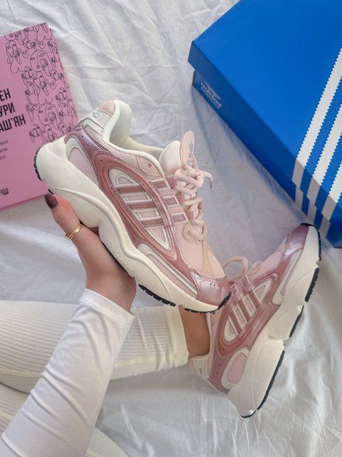 Жіночі рожеві кросівки Adidas Ozmillen Pink White х Адідас 36 ALL23492 фото