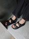 Чорні жіночі сандалі Chanel Sandals Black Leather x Шанель 36 ALL06129 фото 7