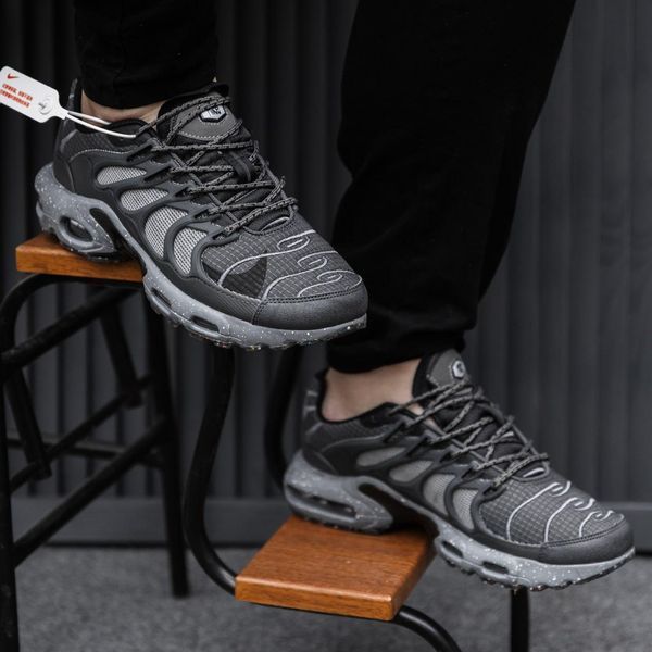 Чоловічі сірі кроссовки Nike Air Max TN Terrascape Plus Black Grey х Эйр Макс ТН 40 ALL15813 фото