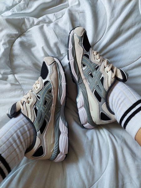 Сірі кросівки Asics Gel NYC Grey х Асікс 36 ALL12829 фото