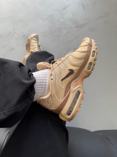 Бежеві кросівки унісекс Nike Air Max Tn Plus Beige Sesame х Ейр Макс ТН Плюс 38 ALL18078 фото
