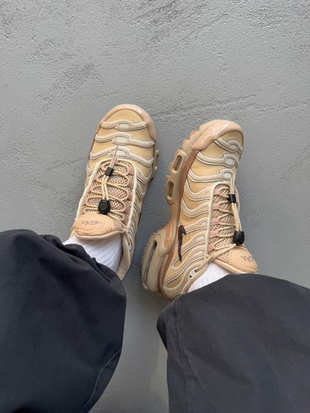 Бежеві кросівки унісекс Nike Air Max Tn Plus Beige Sesame х Ейр Макс ТН Плюс 38 ALL18078 фото