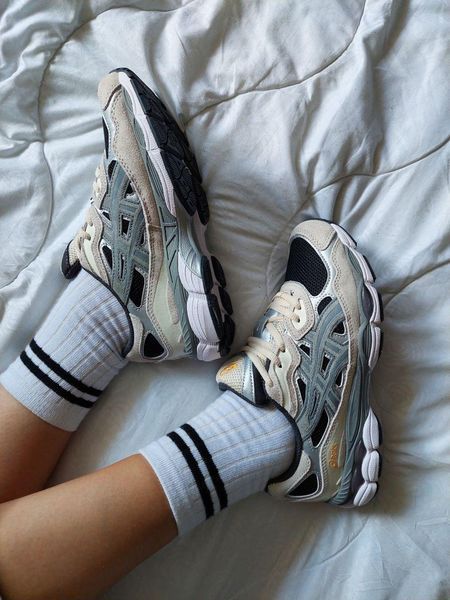 Сірі кросівки Asics Gel NYC Grey х Асікс 36 ALL12829 фото