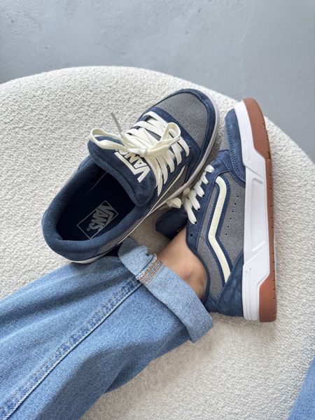 Блакитні кеди унісекс Vans Hylane Nineties Navy Blue х Ванс 36 ALL21542 фото